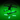 Floating Night Light Fish Feeder designed to attract insects for fish feeding, glowing in green light.